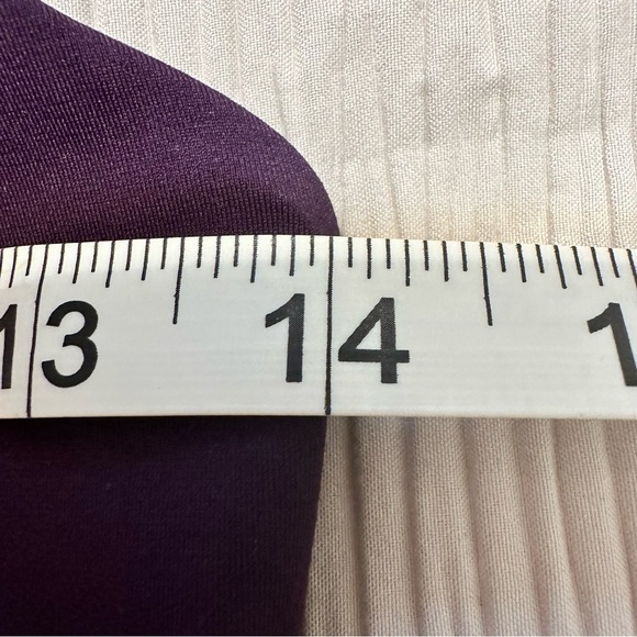 Lululemon Push Your Limits CrissCross Razorback Deep Purple Tank Size 6 EUC $40 - Picture 7 of 10